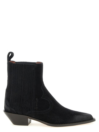 Black Calfskin Chelsea Boots
