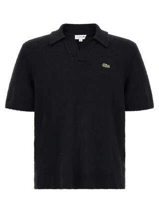 Black Cotton Polo Shirt