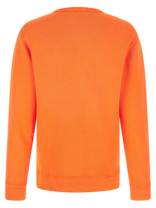 Orange Cotton Sweatshirt
