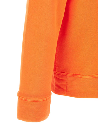 Orange Cotton Sweatshirt