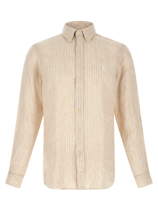 Beige Linen Blouse