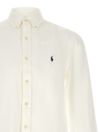 White Linen Blouse