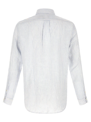 Blue Linen Blouse