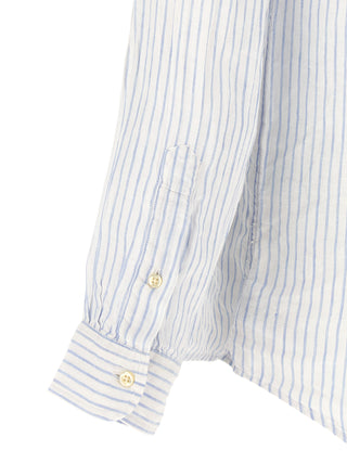 Blue Linen Blouse