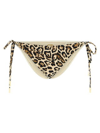 Beige Polyester Bikini