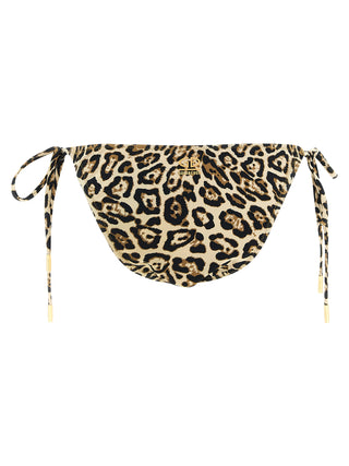 Beige Polyester Bikini