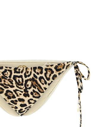Beige Polyester Bikini