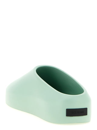 Bicolor Acetate Clogs