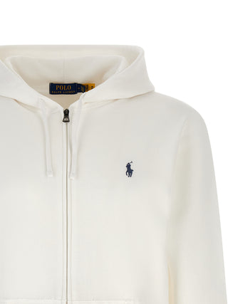 White Cotton Sweatshirt