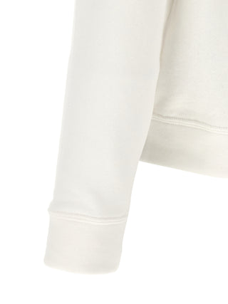 White Cotton Sweatshirt