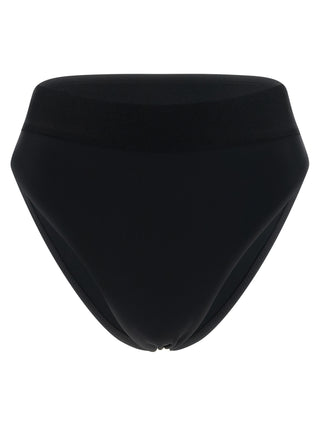 Black Recycled Polyamide Swim Briefs