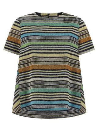 Multicolor Viscose T-Shirt