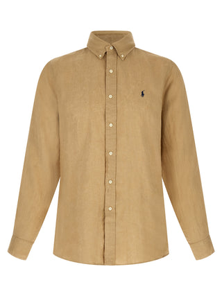 Beige Linen Blouse