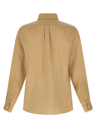 Beige Linen Blouse