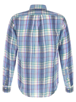 Blue Linen Blouse