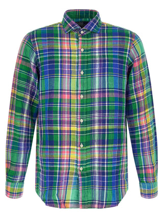 Blusa multicolor de lino