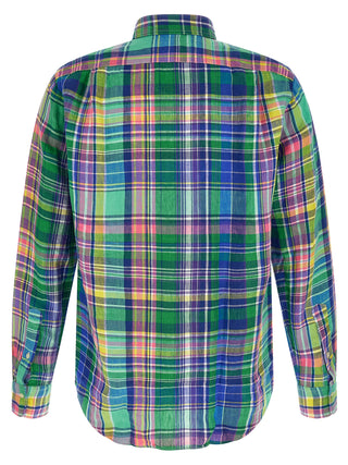 Blusa multicolor de lino