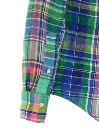 Blusa multicolor de lino