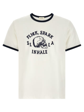Camiseta bicolor de algodón  