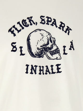 Camiseta bicolor de algodón  