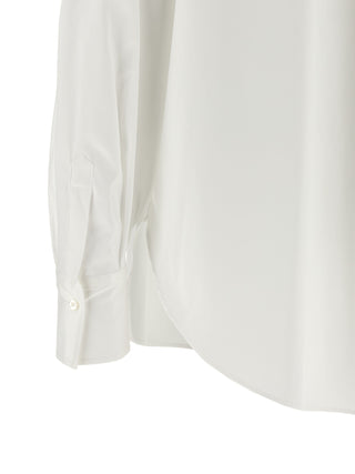 Blusa de algodón blanca