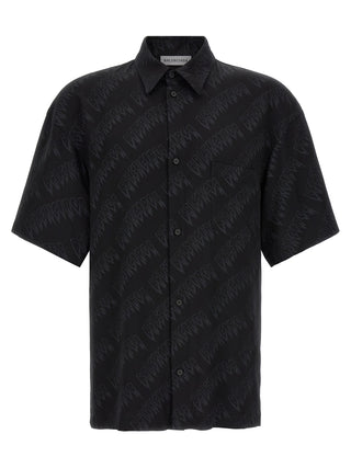 Black Viscose Blouse
