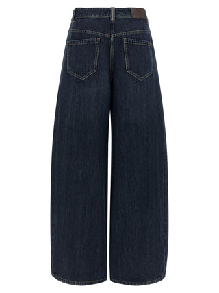 Blue Cotton Jeans Denim