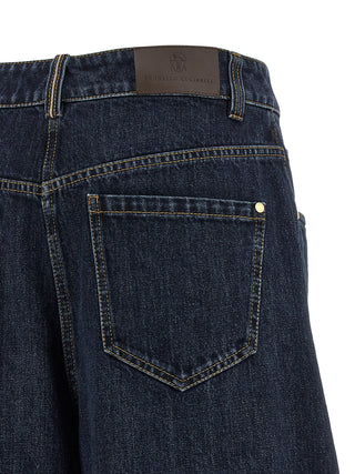 Blue Cotton Jeans Denim