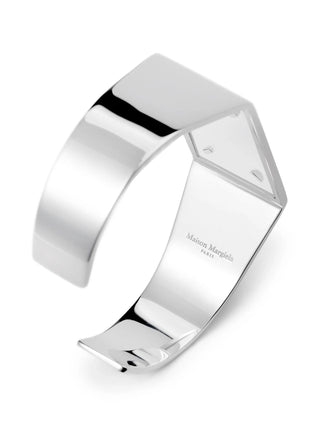 Pulsera de latón plateado