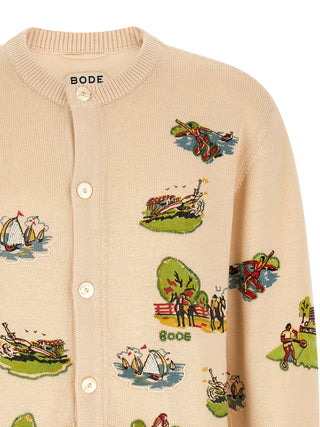 Multicolor Merino Wool Cardigan