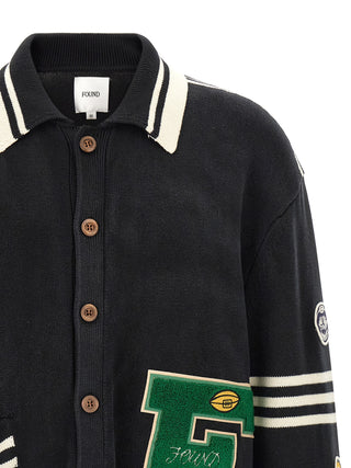 Black Cotton Cardigan