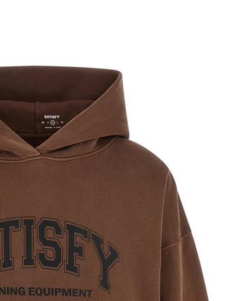 Sudadera marrón de algodón orgánico