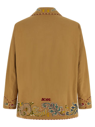 Beige Cotton Blazer