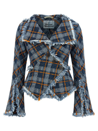 Blue Cotton Blazer