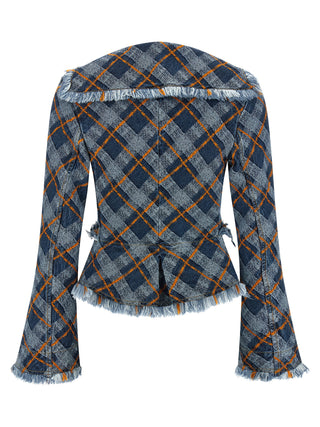 Blue Cotton Blazer