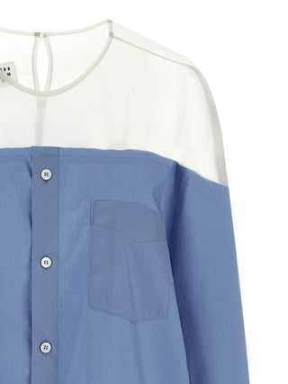 Blue Cotton Blouse