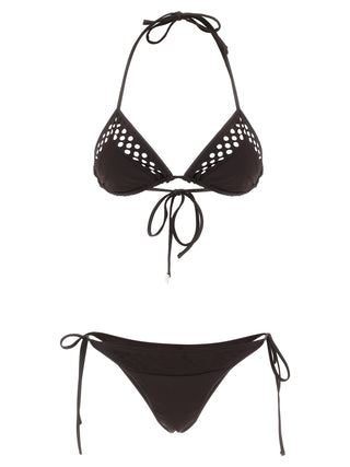 Brown Polyamide Bikini