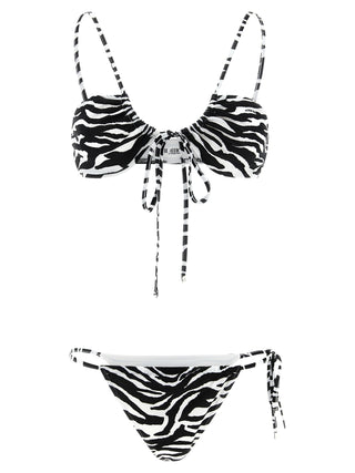 Bikini bicolor de poliéster
