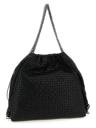 Black Polyamide Shoulder Bag