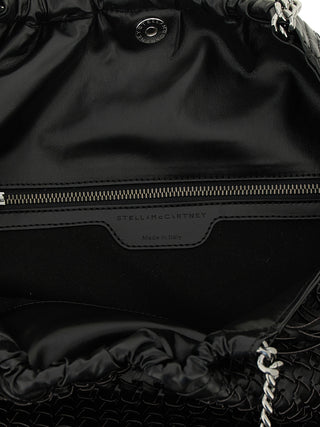 Black Polyamide Shoulder Bag