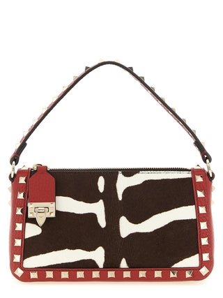 Multicolor Calfskin Shoulder Bag