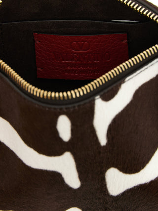 Multicolor Calfskin Shoulder Bag