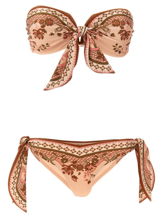 Multicolor Polyamide Bikini