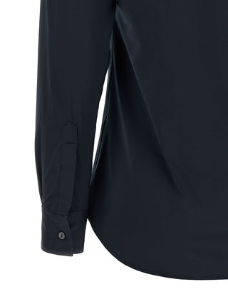 Blue Polyamide Blouse