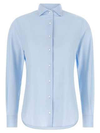 Blue Polyamide Blouse