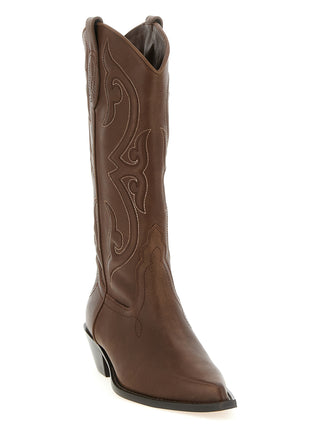 Brown Calfskin Chelsea Boots