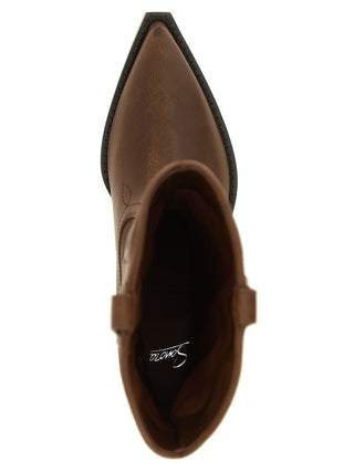 Brown Calfskin Chelsea Boots