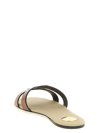 Chanclas de becerro marrón