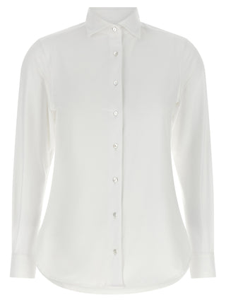 White Polyamide Blouse