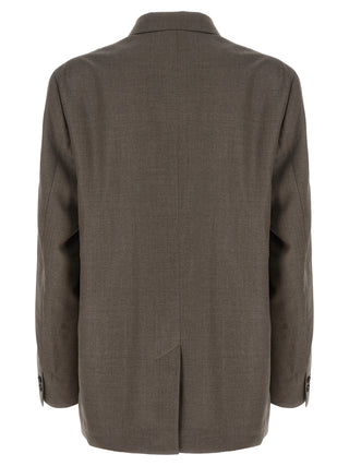 Gray Wool Blazer